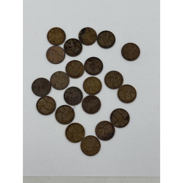 Wheat Pennies - FV $0.21 - Various Dates Ranging from 1913-1984