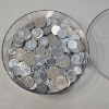 Image 1 : Nice Assortment of World Coins in Clear Container - See Photos for Details!!