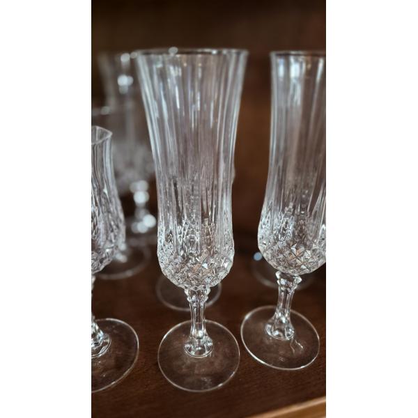 Pickup In Canton - Elegant Champagne Fkutes / Ice Tea Glasses - 7 Pcs Included 8" Tall - Mint