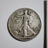 Image 2 : Two 90% Silver Walking Liberty Half Dollars ~ 1942 & 1921 ~ $1.00 Face Value