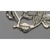 Image 9 : Sterling Silver 30" Necklace, Pendant & Brooches Featuring Beau Seagull Flock Brooch- TW 12.7 Grams