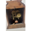 Image 4 : 13.5 Inch Tall x 11.5 inch Mantle Clock For Project Restoration  As Is See Pics