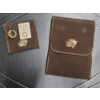 Image 5 : Brand New! The Fabian Collection Gold Tone Pin, Necklace & Bracelet Collection With Matching Flannel