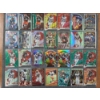 Image 1 : Large Lot of 28 Asstd Veteran Parallel Football Trading Cards- Near Mint - Mostly Nick Chubb & More!