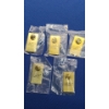 Image 4 : Pokemon Burger King Jigglypuff 23K Gold-Plated Trading Card & (5) Kanto League Thunder Badge Pins