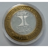 Image 2 : "Silver Strike" 0.6 Troy Oz .999 Fine Silver Limited Edition Gaming Token from the  Contains approxi