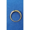 Image 4 : 10K Gold Ring With Multi-Colored Stones - Size: 8 - Weight: 2.9g