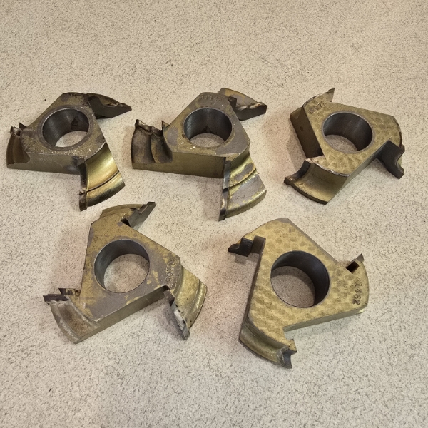 (5) Door Lip Cutters - Shaper Bits