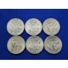 Image 3 : (6) 1967 40% Silver Kennedy Half Dollars FV: $3.00