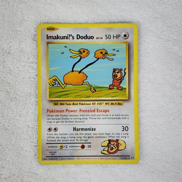 Imakuni?'s Doduo Lv.15 #112/108 Non Holo Rare Vintage Pokemon Trading Card
