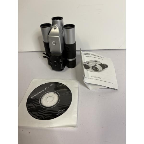 10 x 25 Digital Camera Binoculars - Emerson Brand - Comes with Disc & Instructions 