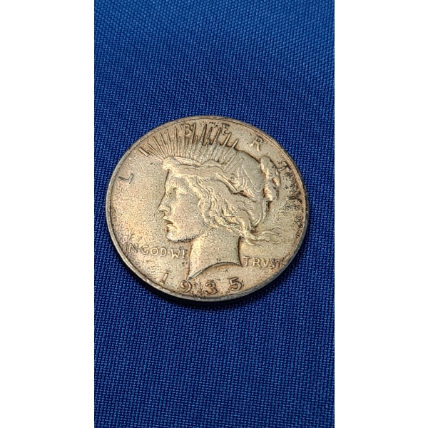 1935-S Silver Peace Dollar - LOW MINTAGE & LAST YEAR OF ISSUE! 