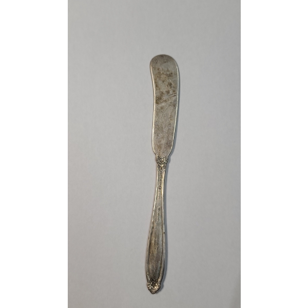 1939 International  Sterling Silver Butter Spreader With Prelude Design - Weight: 29.0g