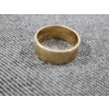 Image 8 : Very Nice 6 Gram 10K Gold Masonic Ring With Inscription Inside Reading "Whom Virtue Unites Death... 