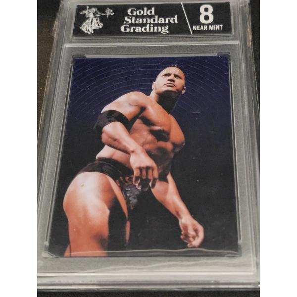 GSG Mint 8 Wrestling Card - The Rock