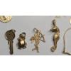 Image 6 : Assortment Of 14K Gold Pendants & Charms - Total Weight: 6g