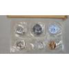 Image 2 : 1957 United States Mint Proof Coin Set Featuring 1957 90% Silver Franklin Half Dollar