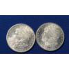 Image 1 : 1880-S & 1881 90% Silver Morgan Dollars