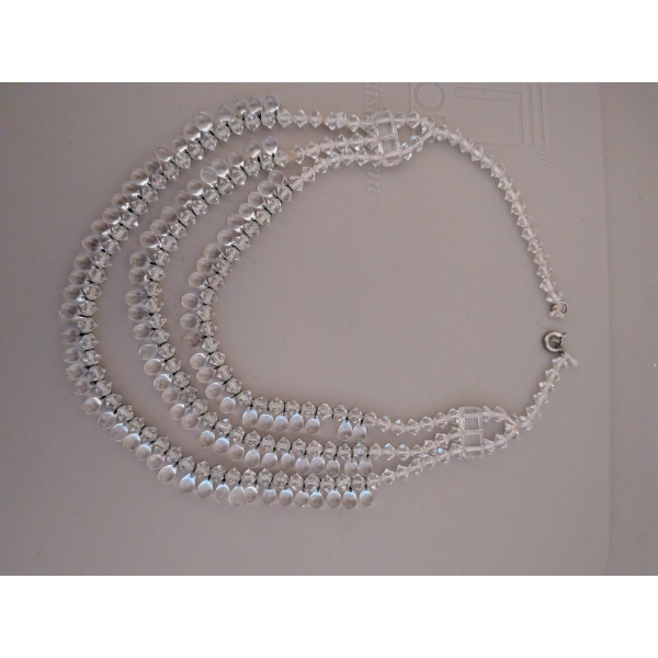 Handmade Sparkling Crystal Doll Necklace And Stunning Metal Decorative Hair Pins