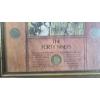 Image 3 : Vintage Framed 12" x 10" "The Forty Niners" Liberty "V" Nickels - Face Value: $0.45