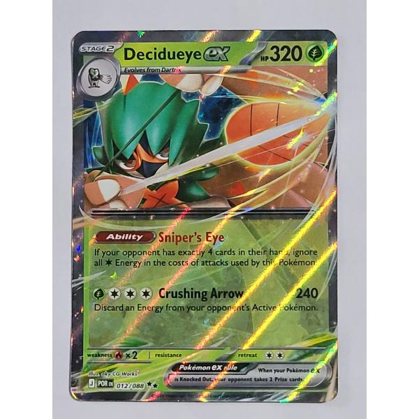 Decidueye EX (012/088) Double Rare Pokémon Card From The Perfect Order Expansion