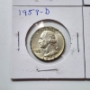 Image 5 : Four Assorted Years United States 90% Silver Washington Quarters - Face Value: $1.00