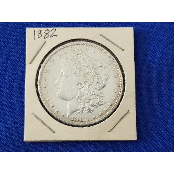 1882 90% Silver Morgan Dollar