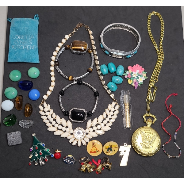 Assorted Lot Of Fashion Jewelry & More