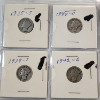 Image 2 : $2.00 Face Value of Assorted Years 90% Silver Mercury Dimes 