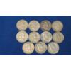 Image 1 : Assorted Years 90% Silver Franklin Half Dollars - Face Value: $5.50