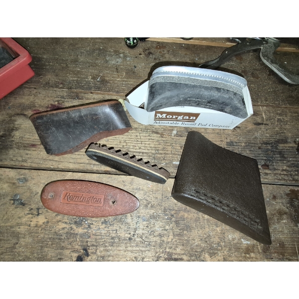 PICKUP IN CANTON -  LOT OF RIFLE RECOIL PADS AS SHOWN