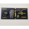 Image 1 : Limited Edition 2024 President Donald Trump Diamond $10,000 Black & Gold Banknote