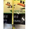 Image 4 : Guiness St. Patrick's Day Sign with countdown - Does Work! - 12.5x22" - ****SHIPPING NOT AVAILABLE- 