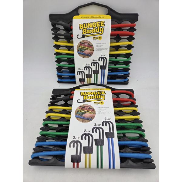 Two New Bungee Buddy Organizer & 8 Cords Sets