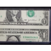 Image 3 : Rare Miscut Error 2003 Uncirculated $1 United States Federal Reserve Note