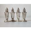 Image 1 : Crown Sterling Weighted 4.5" Salt & Pepper Shakers Total Weight: 357.1g