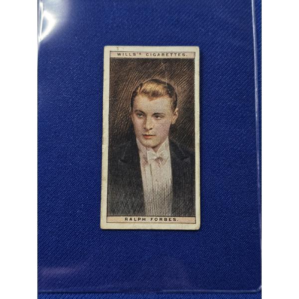 Will's Cigarettes 1928 Cinema Stars #12 Ralph Forbes