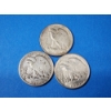 Image 5 : x3 90% Silver Walking Liberty Half Dollars: 1943, 1946, 1944 FV: $1.50