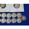 Image 5 : x15 1945 Silver Mercury Dimes FV: $1.50