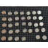 Image 1 : 	Unique Coin Collection Of Various Sizes And Face Values, 34 Coins - Mint Condition