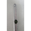 Image 3 : White Gold Ring With Beautiful Green Stone Believed To Be 10K Gold - 4.3 Grams