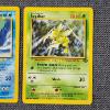 Image 2 : Two Non Holo Rare Vintage Pokemon Trading Card ~ Jungle Set Scyther & Neo Genesis Set Kingdra