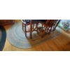 Image 2 : Large 104" x 68" Braided Rug - In good condition As Shown