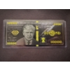 Image 1 : Rare Donald J. Trump $10,000.00 Bill Campaign Promotional Advertising Bill - Mint In Holder