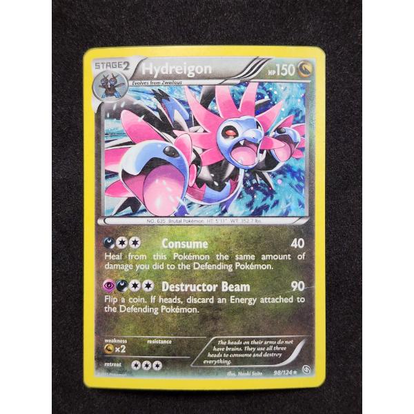 Hydreigon 98/124 Holo Rare Vintage Pokemon Trading Card