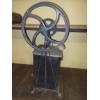 Image 4 : Antique Decorated Large Metal Cannister Crank Churn - 25" Tall 9 x 9 Vessel - Nice - see Pics