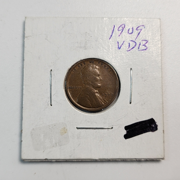 United States 1909 V.B.D. Wheat Cent 