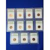 Image 1 : x11 INB Lincoln Cents Including BU Commemoratives & DCAM Gem Proofs, Assorted Years