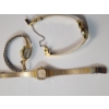 Image 4 : Three Gold-Tone Ladies Watches Omega, Phasar, Seiko