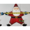 Image 3 : 2 Outdoor Metal Christmas Santa Stakes - Approx. 19in Tall